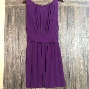 RICKIS Revolution Royal Purple Sleeveless Gathered Dress